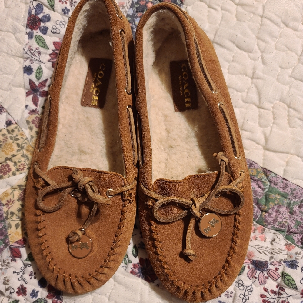 Coach loafers brand new never worn, not my size.